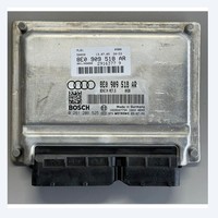 Módulo de control de motor ECU Bosch Audi AR usado. Módulo de control de motor ECU usado compatible con Bosch Audi 8E0 909 518 AR, piezas de automóvil.