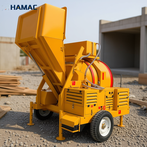 Bétonnière portative 3 sacs, moteur diesel, pour chantier de construction - Product Image 3