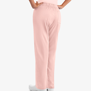 ชุดสครับผู้หญิงแฟชั่นขายดี ดีไซน์ใหม่ คอวี แขนสั้น เอวยางยืด มีเชือกผูก กระเป๋าหลายช่อง - Product Image 6