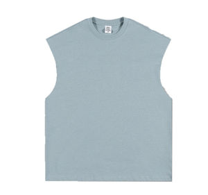 T-shirts en coton lourd personnalisés en gros, t-shirts de bonne qualité à col rond, t-shirts pour hommes grandes tailles - Product Image 3