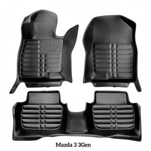 Alfombrillas de EVA para <span class=keywords><strong>Mazda</strong></span> <span class=keywords><strong>CX</strong></span>-<span class=keywords><strong>5</strong></span> (2017-2023) de BORNSLLER, 5D, para todo tipo de clima, ajuste personalizado, 100% impermeables, antideslizantes, fáciles de limpiar, cobertura total - Product Image 4