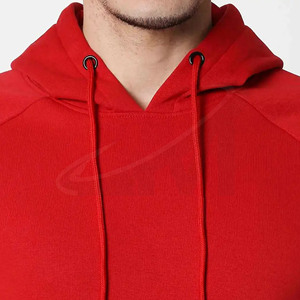 Ropa Urbana con Características Ecológicas, Sudadera con Capucha de Felpa de Algodón Premium para Hombre, Color Rojo, Ropa Casual, Sudadera de Manga Larga - Product Image 5