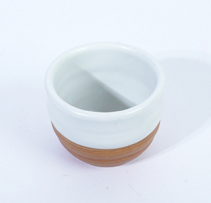 White Terracotta Ceramic Tea <b>Cup</b> 6x5cm Solid Minimalist <b>Reusable</b> BPA Free Dishwasher Microwave Safe Restaurant Hotel Cafe - Product Image 1