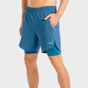 Pantalones cortos de corte relajado para hombre para el verano con diseño de logotipo personalizado con material suave y cómodo / Material moderno a precio económico - Product Image 1