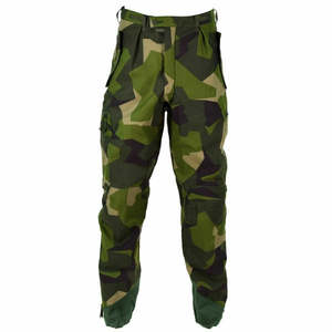 Pantalones Tácticos Suecos para Hombre, Cintura Alta, Múltiples Bolsillos, Transpirables, Estilo Outdoor, Material de Lona - Product Image 1