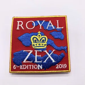 Patch brodé 3D thermocollant pour designer, patch logo lettre tissé brodé, patch brodé personnalisé à repasser - Product Image 6