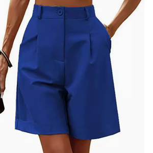 Shorts Casuales de Verano para Mujer, Ligeros, Transpirables, de Cintura Alta, Ajustados, de Secado Rápido, con Cintura Elástica de Nailon y Spandex - Product Image 2