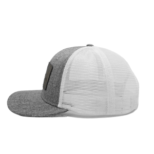 Casquette Trucker 6 Panneaux en Cuir Lavé Personnalisé avec Logo, Dos en Maille, Style Vintage, Fabriquée au Vietnam - Product Image 3