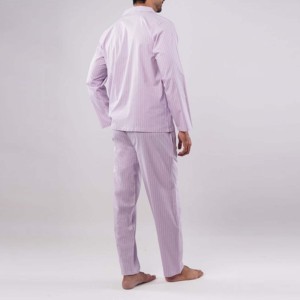 Conjunto de Pijama y Bata de Baño para Hombre, Transpirable, de Poliéster/Spandex, Tallas Grandes, para Todas las Temporadas, Secado Rápido, Marca BS - Product Image 6
