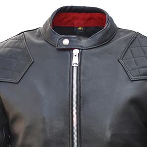 Veste en cuir véritable coupe-vent de haute qualité pour hommes pour les activités de plein air d'été et d'hiver vêtements de course de moto grande taille - Product Image 4