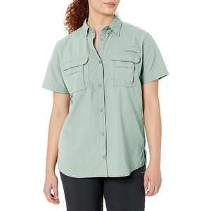 Servicio OEM: Camisas de Pesca Elegantes de Color Sólido, Talla Personalizada, Ropa de Exterior, Camisas de Pesca de Calidad Única para Mujer - Product Image 1
