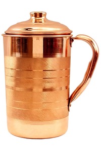 Jarra de Cobre y 6 Vasos, Juego de Bebidas, Artículos de Regalo Únicos de Cobre - Product Image 3