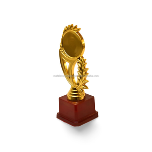 Premium Metal Leaf Design Award Trophy Fabric Trophy with Custom Logo Personalized Achievement Recognition Trophy for Corporate - Product Image 6