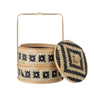 Boîte cadeau en bambou écologique en gros, boîte de rangement tissée, boîte souvenir artisanale, fabriquée au Vietnam par KingCraftViet - Product Image 4