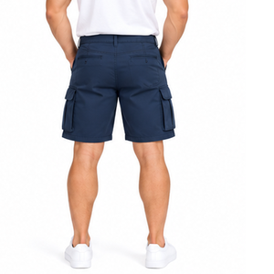 Shorts cargo pour hommes, respirants, en sergé de coton, style utilitaire, confortables, légers, pour usage extérieur et décontracté, fournisseur OEM ODM, usine - Product Image 4