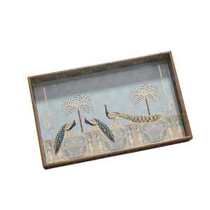 ถาดเสิร์ฟงานแฮนด์เมด ดีไซน์สวยงาม ลายแบบกำหนดเองได้ สำหรับใช้ในครัวเรือน ร้านอาหาร หรือจัดเก็บของ - Product Image 6