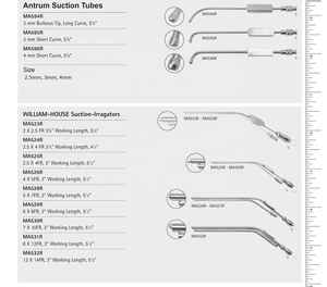 Tubo de succión para senos maxilares de acero inoxidable de grado alemán, cánula de succión para senos ORL para cirugía plástica oral - Product Image 6