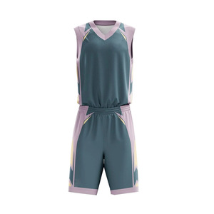 Uniformes de Baloncesto Sublimados Personalizados, Sin Mangas, Cuello en V, Absorbentes de Humedad, Reversibles, Transpirables, Unisex para Adultos - Product Image 3