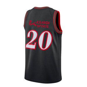 Camiseta de Baloncesto de Manga Corta con Estampado, 100% Poliéster, con Servicio OEM - Product Image 2