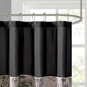 Tenda da Doccia con Motivo Jacquard per un Arredo Bagno Elegante - Product Image 2