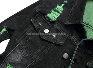 Chaqueta de mezclilla transpirable de alta calidad para hombre Boomletcorp, superventas, soporte personalizado, secado rápido, completamente desstrached para invierno - Product Image 3