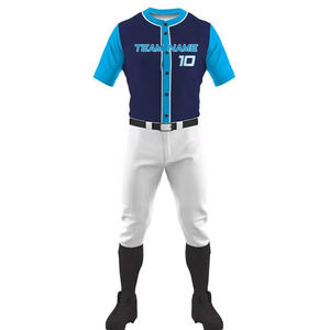 Uniforme de Béisbol de Verano, Suministro Directo de Fábrica, Precio al por Mayor, Ropa de Equipo Cómoda, Ligera, Transpirable y Ecológica para Adultos - Product Image 5