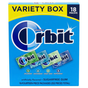 Prix promotionnel du chewing-gum Orbitt sans sucre à la menthe poivrée en vente - Product Image 5