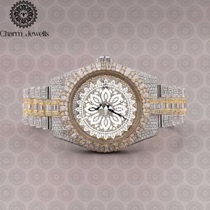 Reloj de Lujo Charm_Jewells de Acero Inoxidable, Redondo de 38 mm, Analógico de Cuarzo con Incrustaciones de Diamantes, Correa de Moda para Mujer de 20 mm - Product Image 1