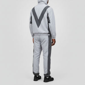 Survêtement coupe-vent haute performance pour homme, éco-responsable, grande taille, pour l'entraînement hivernal, avec un style moderne inspiré du streetwear - Product Image 6