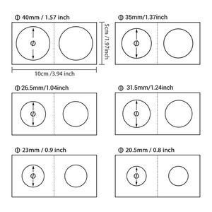 Collection Display Flips Card Paper Cardboard <b>Coin</b> Purses with Holder Clip <b>Case</b> for Storage and Display - Product Image 5
