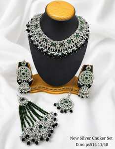 Parure de bijoux plaqué or pour femme, collection fantaisie, style classique, avec collier, boucles d'oreilles et bague, ornée de zircon et de perles, pour mariage, haute qualité - Product Image 1