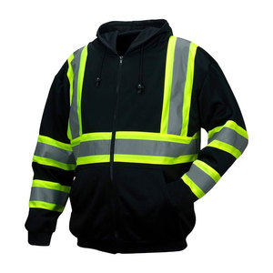 Sweats à capuche de sécurité haute visibilité, veste chaude pour le travail en extérieur, vêtements de protection quotidiens - Product Image 1