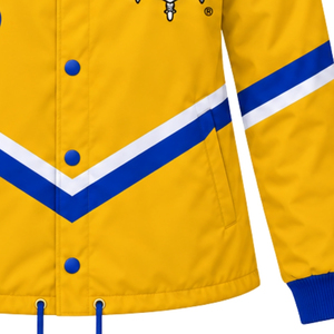 เสื้อแจ็คเก็ตกรีกสำหรับผู้หญิง Custom Sigma Gamma Rho ลายเส้นไขว้ น้ำหนักเบา กันลม ชุดกีฬา แฟชั่นลำลอง ขายส่ง OEM - Product Image 5