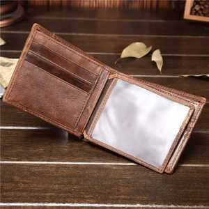 Professional Men's Leather <b>Wallet</b> with <b>Secure</b> Anti Theft Technology European Fashion Look Slim Lightweight and Durable - Product Image 5