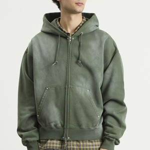 Wholesale Printed Autumn ODM Oversized Good Quality No <b>String</b> <b>Black</b> Acid Wash Unisex Men Women Heavyweight Hoodies - Product Image 2