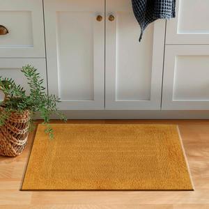 Tapis de bain super absorbant 100% coton pur, super doux, en peluche, fait main, tufté, entièrement réversible, avec support antidérapant recouvert de PVC - Product Image 2