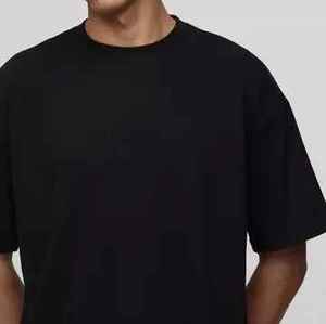 T-shirt Homme Hip-Hop Oversize en Jersey 100% Coton Imprimé Numérique Couleurs Personnalisées OEM/ODM Anti-Plis Respirant - Product Image 5