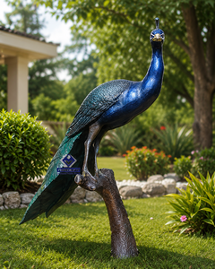 Nouvelles Statues de Cygnes 2026 pour Décoration de Jardin Extérieur, Design Contemporain Blanc, Matériau en Pierre - Product Image 2