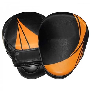 Professional Genuine Leather Groin Guards for MMA Boxing Focus Pad Muay Thai Custom Label Boxing Mitts Boxing Gear - Product Image 1