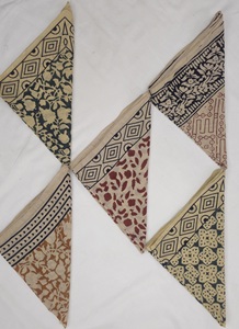 Wholesale Custom Cotton <b>Square</b> <b>Scarf</b> Bandana Hand Block Print Custom Logo 53x53cm Spring/Summer Breathable & Durable - Product Image 5