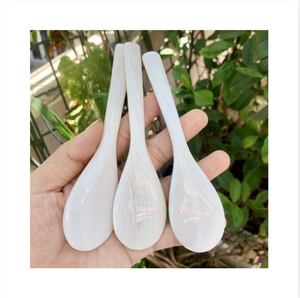Cucharas de té con mango largo, acabado pulido, diseño minimalista, utensilios duraderos para fiestas, picnics y regalos - Product Image 1