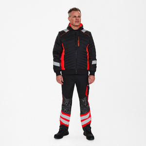 Blousons d'hiver personnalisés pour hommes à col montant, style décontracté urbain avec capuche matelassée – Vente en gros - Product Image 3