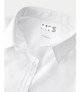 Camisas Escolares Unisex con Revestimiento Fácil de Planchar, Tela Resistente de Mezcla T/C, Uniformes para Niños con Cierres de Seguridad, 3-18 Años, OEM, Venta al Por Mayor, Personalizables - Product Image 4