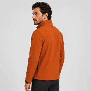 Blouson Softshell Unisexe Personnalisé pour l'extérieur, Veste Bomber Entièrement Zippée, Rembourrée, Coupe-Vent, Légère, Grandes Tailles, Broderie - Product Image 4