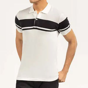 Camiseta de Golf para Hombre con Logotipo Personalizado OEM, Alta Calidad, 100% Algodón, Transpirable, Tejido de Punto, Color Personalizado, Diseño Personalizado - Product Image 3