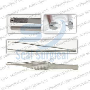 Pinzas para Tejidos Ferris Smith 1x2 Dientes, Instrumento Quirúrgico para Cirugía Plástica - Product Image 2