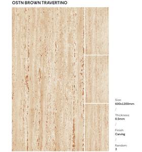 Dalles de marbre poli 600x1200mm, aspect Carrara blanc, pour revêtement mural intérieur, style italien, dalles de porcelaine polie. - Product Image 4