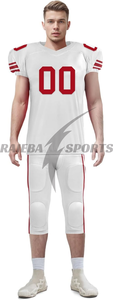 Uniforme de football américain sur mesure, sublimation, qualité supérieure, tissu respirant extensible dans quatre directions, vêtements portés par les équipes de football américaines - Product Image 4