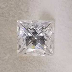 Venta al por mayor de moissanita cultivada en laboratorio con certificado VVS de buena calidad, color D, forma princesa, diamante suelto, certificado de excelencia. - Product Image 1