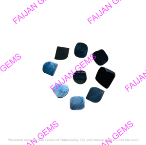 Moissanite Diamant Noir 100% Naturel de Haute Qualité, Cabochon, Pierre Précieuse Libre pour Bague de Fiançailles, Fabrication de Bijoux et Pendentifs, Certifié par un tiers - Product Image 2